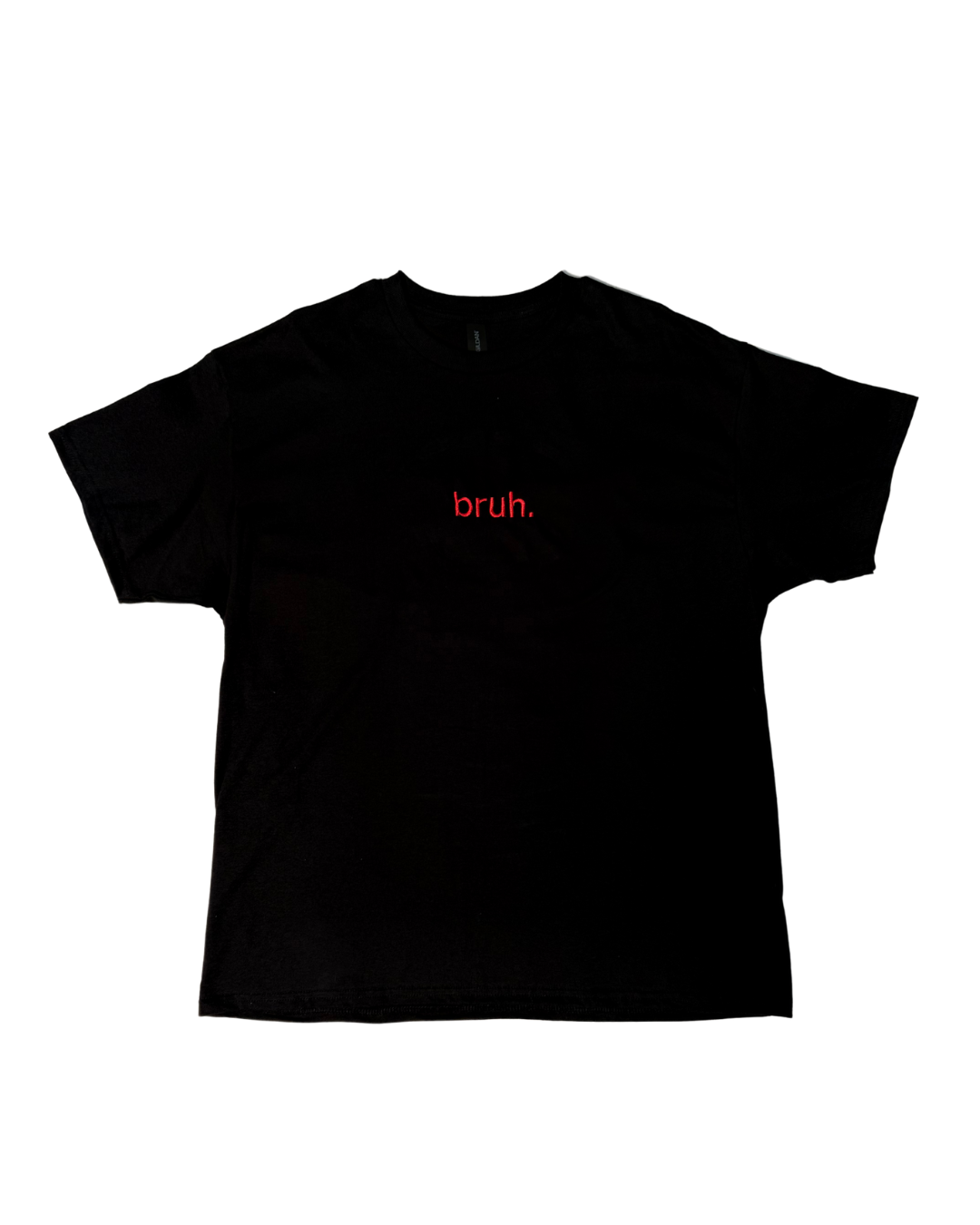 bruh essential tee red