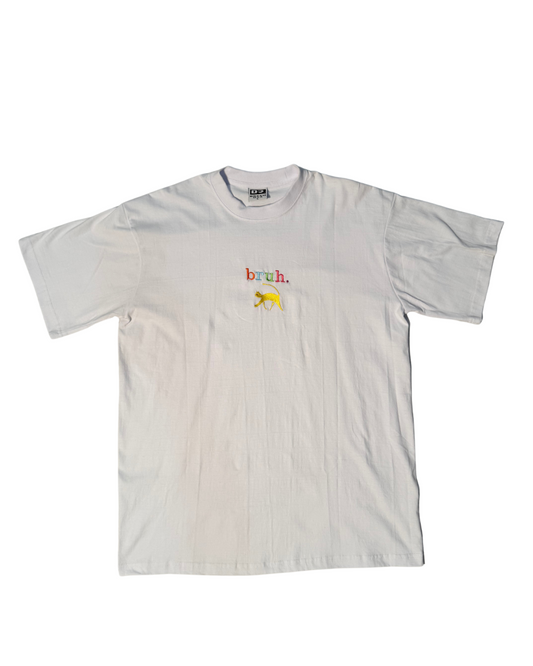 bruh cat tee colored